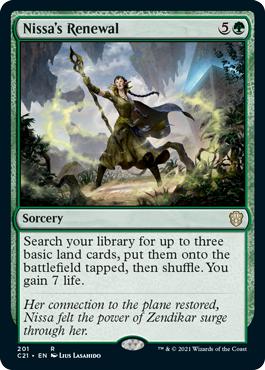 Nissa's Renewal - Commander 2021