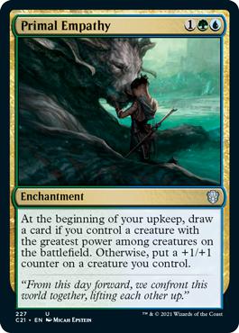 Primal Empathy - Commander 2021