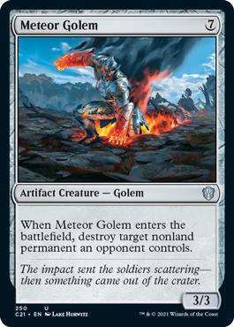 Meteor Golem - Commander 2021