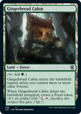 Gingerbread Cabin - Commander 2021