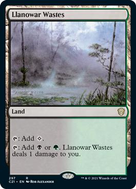 Llanowar Wastes - Commander 2021