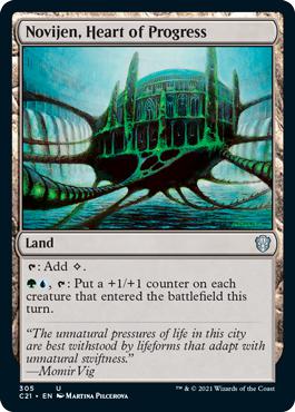 Novijen, Heart of Progress - Commander 2021