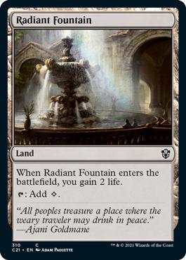 Radiant Fountain - Commander 2021