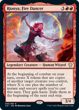 Rionya, Fire Dancer - Commander 2021