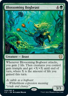 Blossoming Bogbeast - Commander 2021