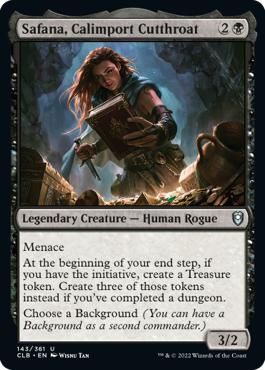 Safana, Calimport Cutthroat - Commander Legends: Battle for Baldur's Gate