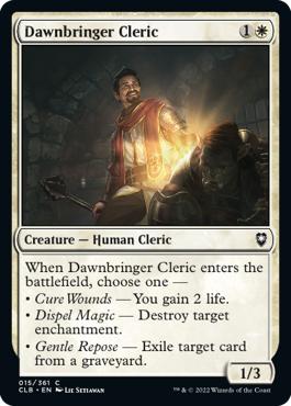 Dawnbringer Cleric - Commander Legends: Battle for Baldur's Gate