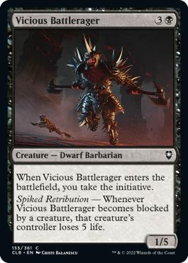 Vicious Battlerager - Commander Legends: Battle for Baldur's Gate