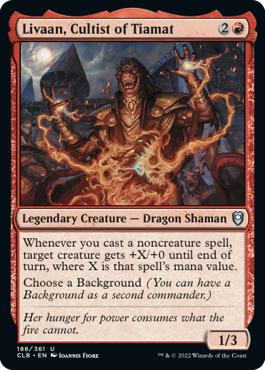 Livaan, Cultist of Tiamat - Commander Legends: Battle for Baldur's Gate