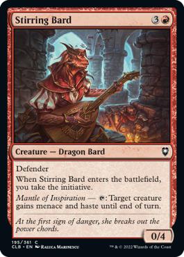 Stirring Bard - Commander Legends: Battle for Baldur's Gate