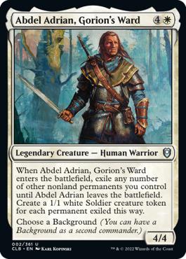 Abdel Adrian, Gorion's Ward - Commander Legends: Battle for Baldur's Gate