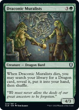 Draconic Muralists - Commander Legends: Battle for Baldur's Gate