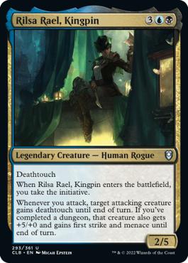 Rilsa Rael, Kingpin - Commander Legends: Battle for Baldur's Gate