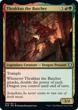 Thrakkus the Butcher - Commander Legends: Battle for Baldur's Gate