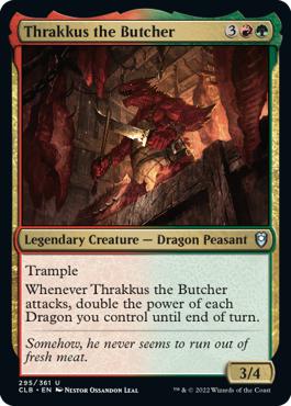 Thrakkus the Butcher - Commander Legends: Battle for Baldur's Gate