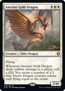 Ancient Gold Dragon - Commander Legends: Battle for Baldur's Gate