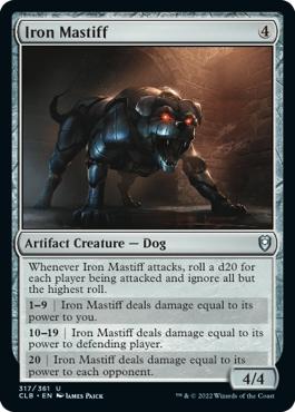 Iron Mastiff - Commander Legends: Battle for Baldur's Gate