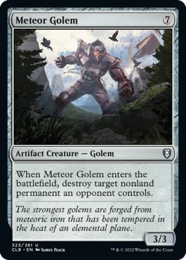 Meteor Golem - Commander Legends: Battle for Baldur's Gate