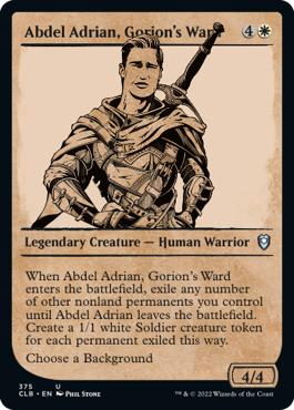 Abdel Adrian, Gorion's Ward - Commander Legends: Battle for Baldur's Gate