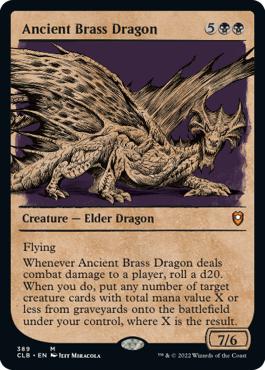 Ancient Brass Dragon - Commander Legends: Battle for Baldur's Gate