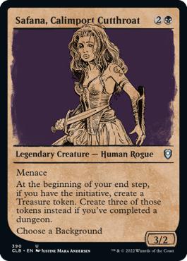 Safana, Calimport Cutthroat - Commander Legends: Battle for Baldur's Gate