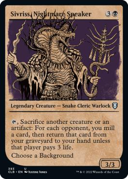 Sivriss, Nightmare Speaker - Commander Legends: Battle for Baldur's Gate