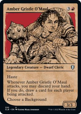 Amber Gristle O'Maul - Commander Legends: Battle for Baldur's Gate