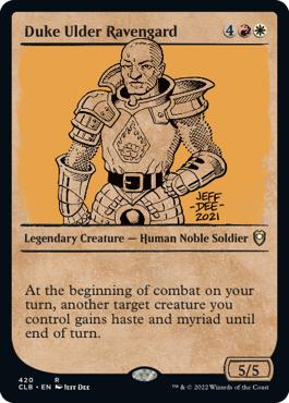 Duke Ulder Ravengard - Commander Legends: Battle for Baldur's Gate