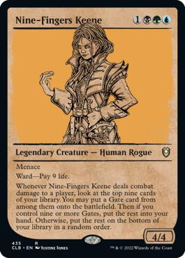 Nine-Fingers Keene - Commander Legends: Battle for Baldur's Gate