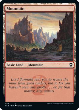 Mountain - Commander Legends: Battle for Baldur's Gate