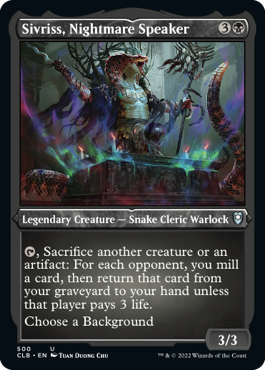 Sivriss, Nightmare Speaker - Commander Legends: Battle for Baldur's Gate