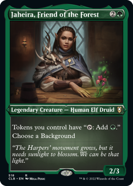 Jaheira, Friend of the Forest - Commander Legends: Battle for Baldur's Gate