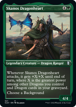 Skanos Dragonheart - Commander Legends: Battle for Baldur's Gate