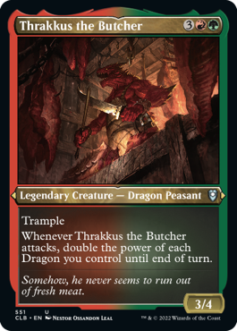 Thrakkus the Butcher - Commander Legends: Battle for Baldur's Gate