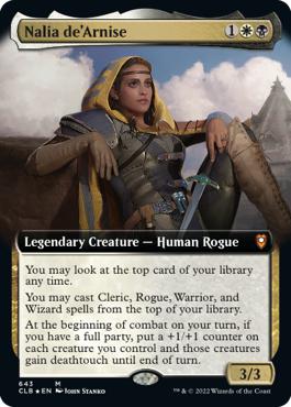 Nalia de'Arnise - Commander Legends: Battle for Baldur's Gate