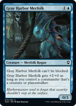 Gray Harbor Merfolk - Commander Legends: Battle for Baldur's Gate