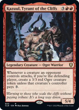 Kazuul, Tyrant of the Cliffs - Commander Legends: Battle for Baldur's Gate