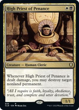 High Priest of Penance - Commander Legends: Battle for Baldur's Gate