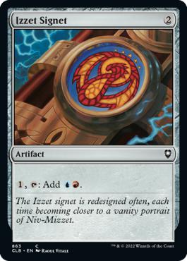 Izzet Signet - Commander Legends: Battle for Baldur's Gate