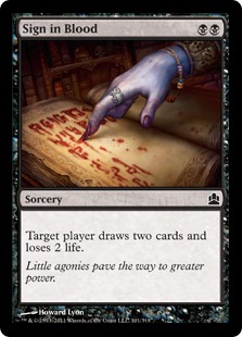 Sign in Blood - Magic: The Gathering-Commander