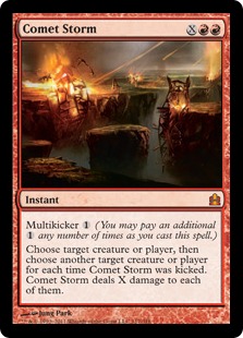 Comet Storm - Magic: The Gathering-Commander