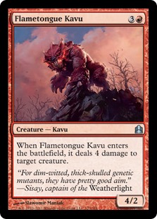 Flametongue Kavu - Magic: The Gathering-Commander