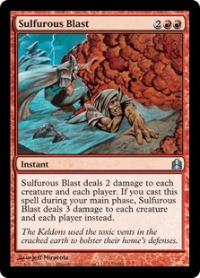 Sulfurous Blast - Magic: The Gathering-Commander