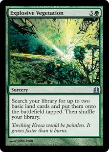 Explosive Vegetation - Magic: The Gathering-Commander