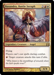 Basandra, Battle Seraph - Magic: The Gathering-Commander