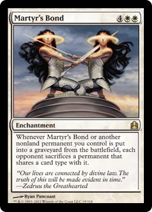 Martyr's Bond - Magic: The Gathering-Commander