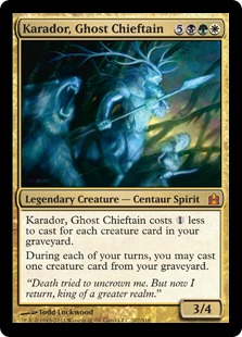 Karador, Ghost Chieftain - Magic: The Gathering-Commander