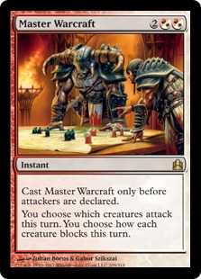Master Warcraft - Magic: The Gathering-Commander