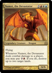 Numot, the Devastator - Magic: The Gathering-Commander
