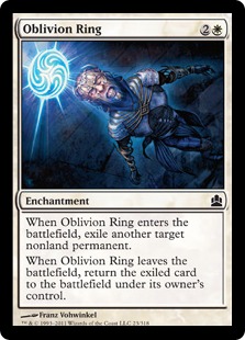 Oblivion Ring - Magic: The Gathering-Commander